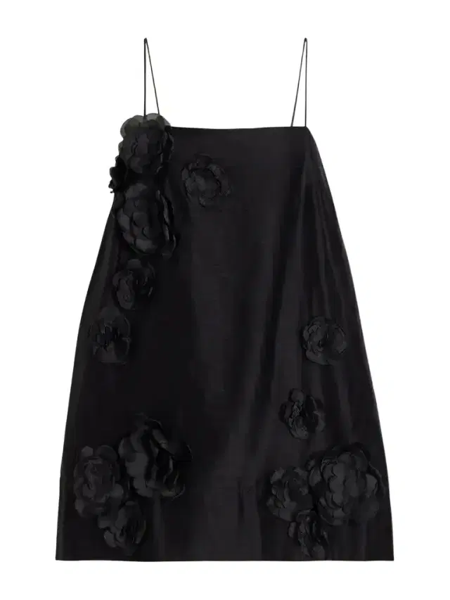 Aje Cloudscape Flower-appliqué Lyocell And Linen-blend Tank Top
