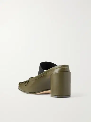MM6 MAISON MARGIELA Bow-embellished Leather Pumps | Thumbnail 3