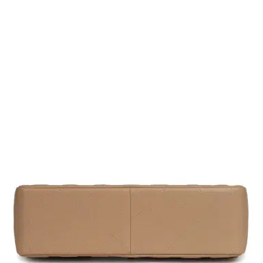 Chanel Chanel Jumbo Classic Double Flap Bag Dark Beige Caviar Gold Hardware | Thumbnail 6 Chanel Chanel Jumbo Classic Double Flap Bag Dark Beige Caviar Gold Hardware | Thumbnail 6