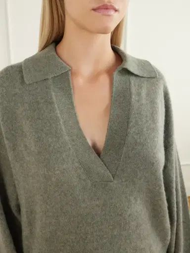 Le Kasha Jacksob Cropped Cashmere Sweater | Thumbnail 4 Le Kasha Jacksob Cropped Cashmere Sweater | Thumbnail 4