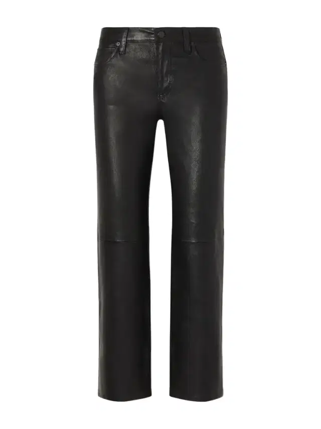 Frame The Cigarette Low-rise Straight-leg Leather Pants