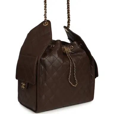 Chanel Chanel Medium 25 Hobo Bag Dark Brown Caviar Gold Hardware | Thumbnail 2 Chanel Chanel Medium 25 Hobo Bag Dark Brown Caviar Gold Hardware | Thumbnail 2