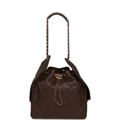 Chanel Chanel Medium 25 Hobo Bag Dark Brown Caviar Gold Hardware | Thumbnail 6 Chanel Chanel Medium 25 Hobo Bag Dark Brown Caviar Gold Hardware | Thumbnail 6