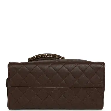 Chanel Chanel Medium 25 Hobo Bag Dark Brown Caviar Gold Hardware | Thumbnail 7 Chanel Chanel Medium 25 Hobo Bag Dark Brown Caviar Gold Hardware | Thumbnail 7