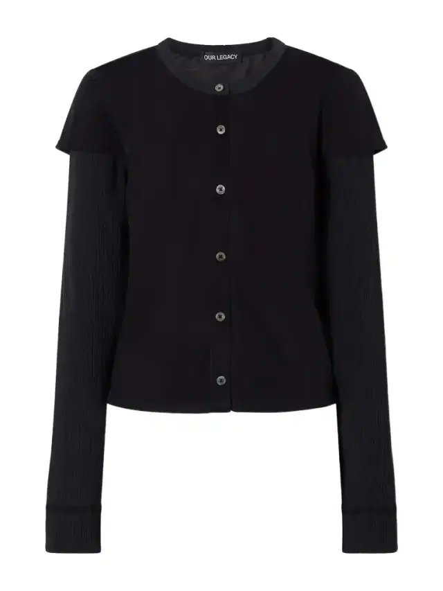 Our Legacy Layered Cotton-blend Cardigan