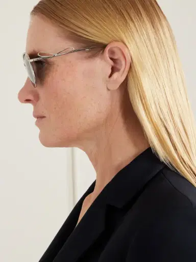 DIOR Eyewear Aviator-style Metal Sunglasses | Thumbnail 5