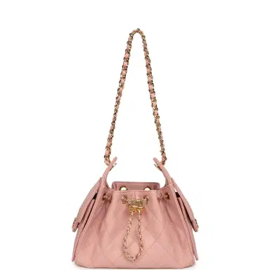 Chanel Chanel Mini 25 Hobo Bag Light Pink Caviar Gold Hardware | Thumbnail 6 Chanel Chanel Mini 25 Hobo Bag Light Pink Caviar Gold Hardware | Thumbnail 6