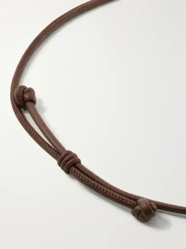 Johanna Ortiz Spirit Of The Nomad Horse Bamboo, Shell, Glass And Leather Cord Necklace | Thumbnail 3