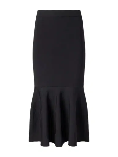 Stella McCartney Flared Crepe Midi Skirt | Thumbnail 1