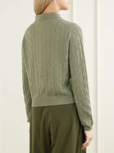 Allude Cable-knit Cashmere Cardigan | Thumbnail 4 Allude Cable-knit Cashmere Cardigan | Thumbnail 4