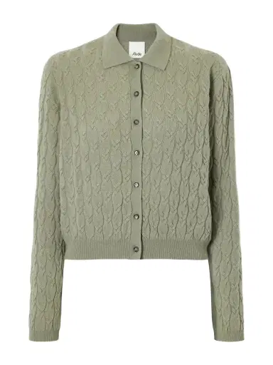 Allude Cable-knit Cashmere Cardigan | Thumbnail 1 Allude Cable-knit Cashmere Cardigan | Thumbnail 1