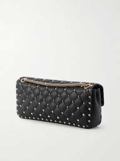 Valentino Garavani Rockstud Spike Studded Quilted Leather Shoulder Bag | Thumbnail 4