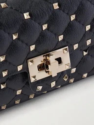 Valentino Garavani Rockstud Spike Studded Quilted Leather Shoulder Bag | Thumbnail 5