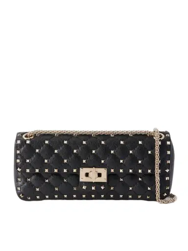 Valentino Garavani Rockstud Spike Studded Quilted Leather Shoulder Bag | Thumbnail 1