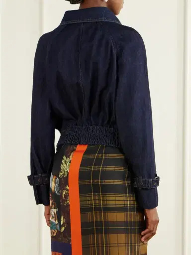 Dries Van Noten Cropped Denim Jacket | Thumbnail 4 Dries Van Noten Cropped Denim Jacket | Thumbnail 4