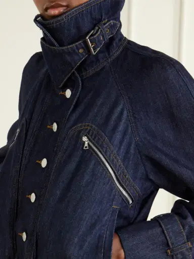 Dries Van Noten Cropped Denim Jacket | Thumbnail 5 Dries Van Noten Cropped Denim Jacket | Thumbnail 5