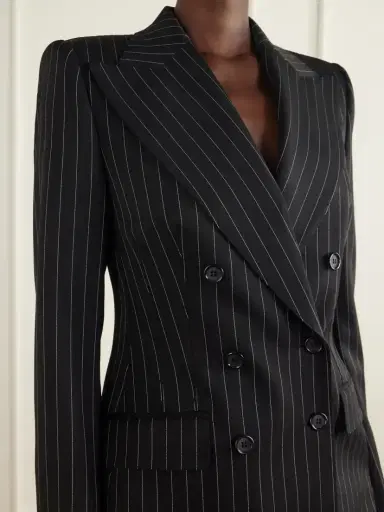 Dolce & Gabbana Pinstriped Wool-blend Blazer | Thumbnail 4