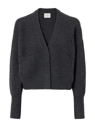Le Kasha Monaco Cropped Ribbed Cashmere Cardigan | Thumbnail 1