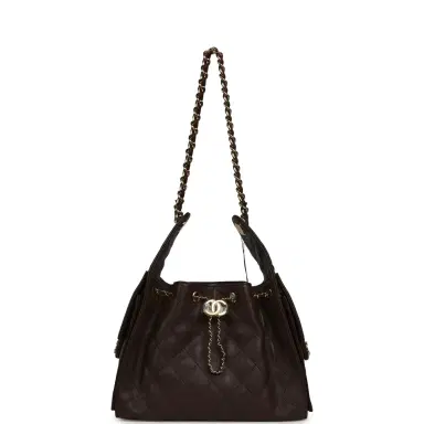 Chanel Chanel Small 25 Hobo Bag Dark Brown Caviar Gold Hardware | Thumbnail 6 Chanel Chanel Small 25 Hobo Bag Dark Brown Caviar Gold Hardware | Thumbnail 6