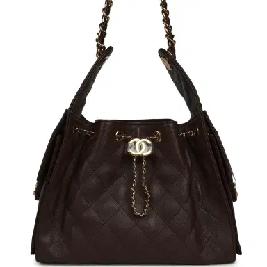 Chanel Chanel Small 25 Hobo Bag Dark Brown Caviar Gold Hardware | Thumbnail 1 Chanel Chanel Small 25 Hobo Bag Dark Brown Caviar Gold Hardware | Thumbnail 1