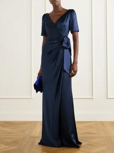 Saloni Marilyn Silk-satin Gown | Thumbnail 2 Saloni Marilyn Silk-satin Gown | Thumbnail 2