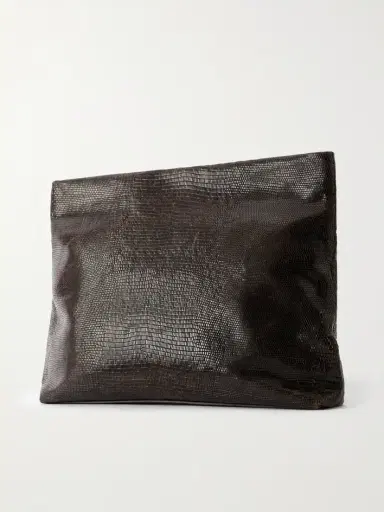 Nili Lotan Jerry Croc-effect Leather Clutch | Thumbnail 4