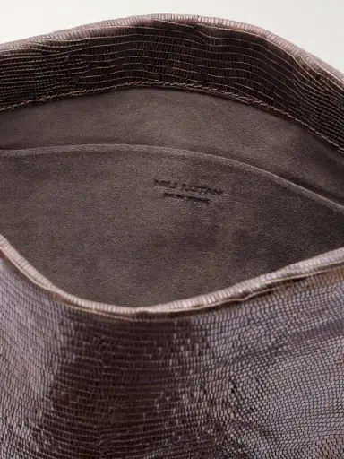 Nili Lotan Jerry Croc-effect Leather Clutch | Thumbnail 6
