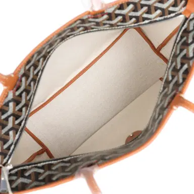 goyard Goyard Goyardine Black, Brown Artois PM Palladium Hardware | Thumbnail 7 goyard Goyard Goyardine Black, Brown Artois PM Palladium Hardware | Thumbnail 7