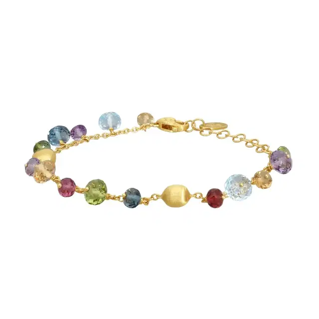 MARCO BICEGO Marco Bicego Africa Multi-Gemstone 18K Yellow Gold Bracelet by The Solist