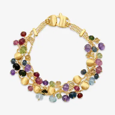 MARCO BICEGO Marco Bicego Africa Multi-Gemstone 18K Yellow Gold Bracelet by The Solist | Thumbnail 2 MARCO BICEGO Marco Bicego Africa Multi-Gemstone 18K Yellow Gold Bracelet by The Solist | Thumbnail 2