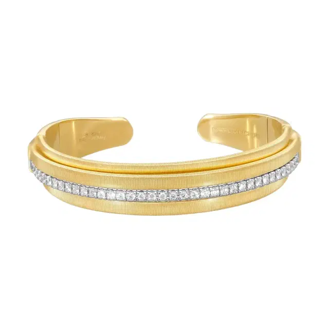 MARCO BICEGO Marco Bicego Masai 18K Yellow & White Gold Diamond Cuff Bracelet by The Solist