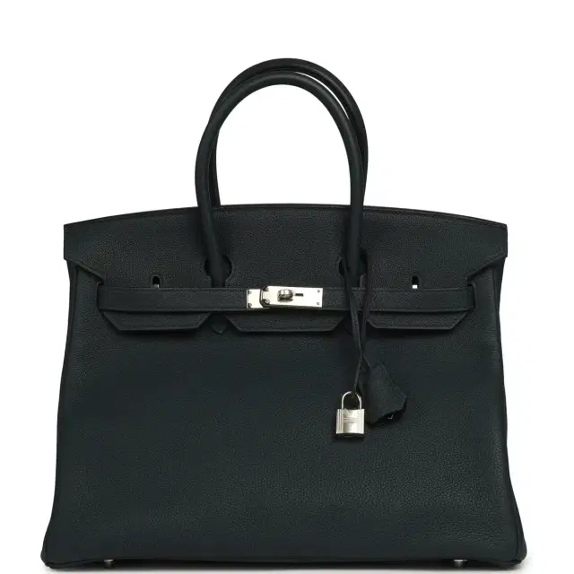 HERMÈS Hermes Birkin 35 Vert Rousseau Togo Palladium Hardware
