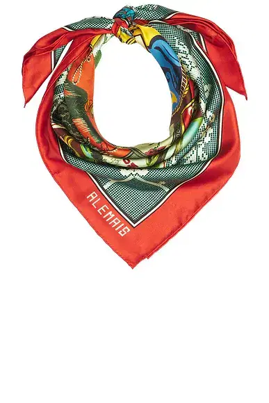 Alemais Ace Silk Scarf
