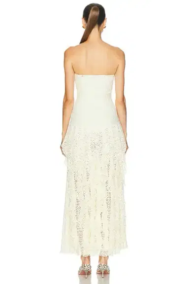PatBo Ayla Fringe Strapless Maxi Dress | Thumbnail 3 PatBo Ayla Fringe Strapless Maxi Dress | Thumbnail 3