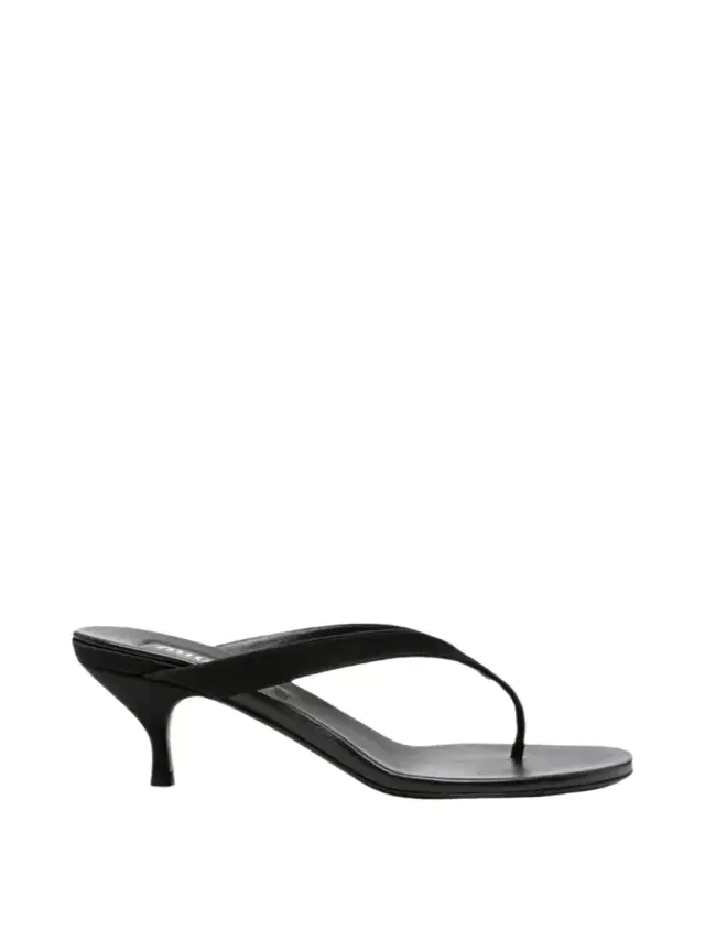 Miu Miu Kitten Heel Thong Sandals