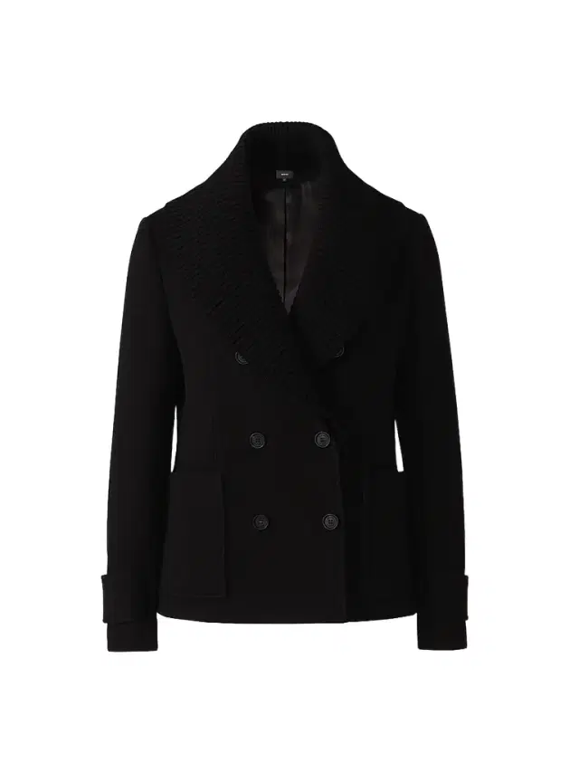 Mackage Women's Danielle Double-Breasted Coat - Black - Size Medium
