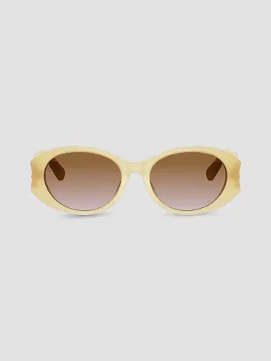Dior Women's Glow B3I 51MM Oval Sunglasses - Yellow Brown | Thumbnail 2
