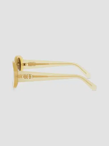 Dior Women's Glow B3I 51MM Oval Sunglasses - Yellow Brown | Thumbnail 3