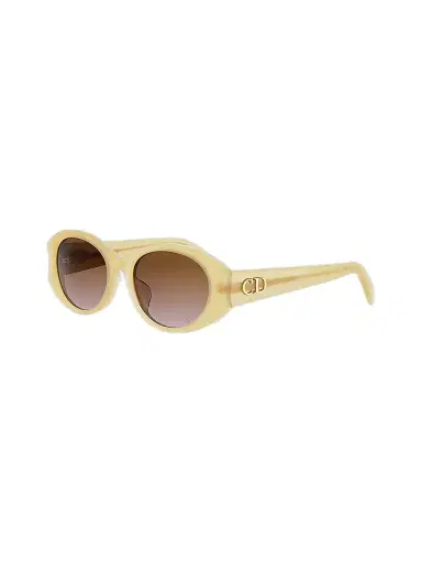 Dior Women's Glow B3I 51MM Oval Sunglasses - Yellow Brown | Thumbnail 1