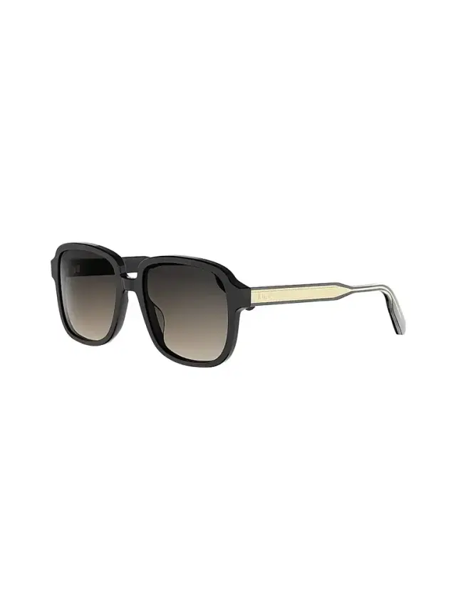 Dior Women's DioRibbon S1I 54MM Square Sunglasses - Black Grey