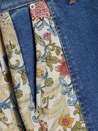 Cinq à Sept Women's Patchwork Zoe Jeans - Sapphire Multi | Thumbnail 7