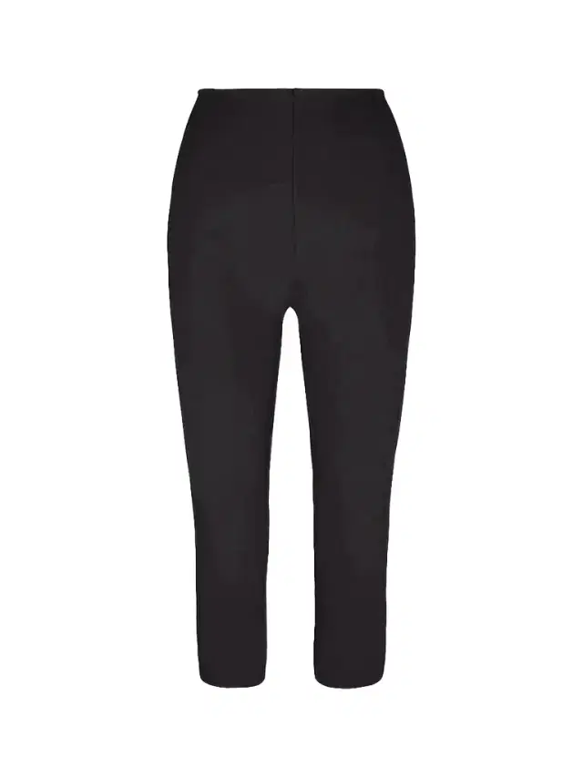 Commando Women's Neoprene Capri Leggings - Black