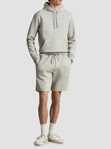 Polo Ralph Lauren Men's Double-Knit Hoodie - Dark Sport Heather | Thumbnail 2 Polo Ralph Lauren Men's Double-Knit Hoodie - Dark Sport Heather | Thumbnail 2
