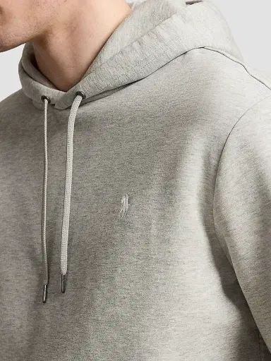 Polo Ralph Lauren Men's Double-Knit Hoodie - Dark Sport Heather - Size XXL | Thumbnail 5 Polo Ralph Lauren Men's Double-Knit Hoodie - Dark Sport Heather - Size XXL | Thumbnail 5