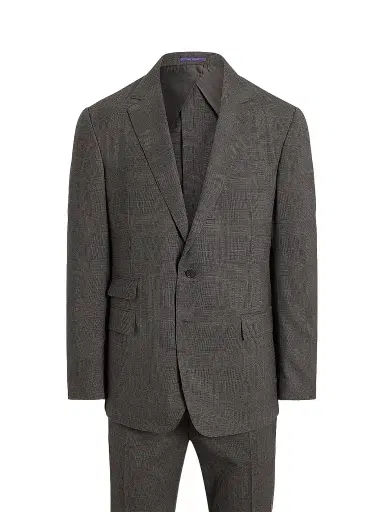 Ralph Lauren Purple Label Men's Glen Check Wool Single-Breasted Suit | Thumbnail 1 Ralph Lauren Purple Label Men's Glen Check Wool Single-Breasted Suit | Thumbnail 1
