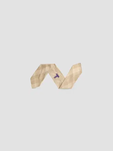 Ralph Lauren Purple Label Men's Plaid Cashmere-Slk Neckerchief | Thumbnail 3