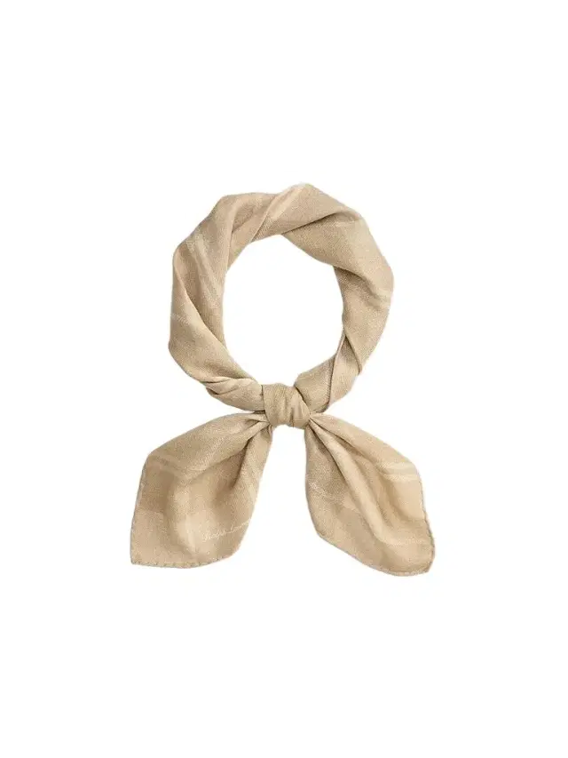 Ralph Lauren Purple Label Men's Plaid Cashmere-Slk Neckerchief - Champagne
