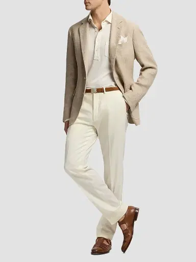 Ralph Lauren Purple Label Men's Herringbone Linen-Blend Sport Coat | Thumbnail 2 Ralph Lauren Purple Label Men's Herringbone Linen-Blend Sport Coat | Thumbnail 2