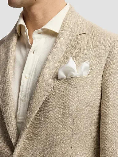 Ralph Lauren Purple Label Men's Herringbone Linen-Blend Sport Coat | Thumbnail 7 Ralph Lauren Purple Label Men's Herringbone Linen-Blend Sport Coat | Thumbnail 7
