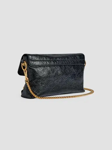 Balenciaga Women's Le City Clutch with Chain - Black | Thumbnail 4